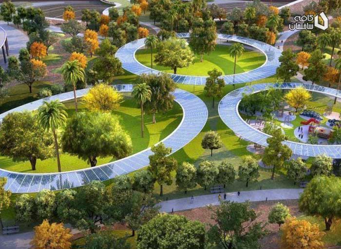 ساخت فضای سبز دوستدار پیاده در  دبی